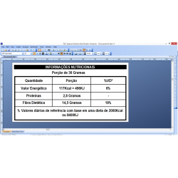 Como Imprimir Uma Tabela Nutricional na Impressora de Etiquetas?